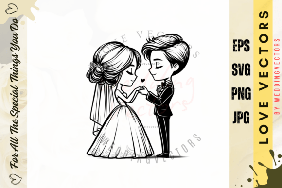 Capturing Romance: The Art of Wedding Vectors