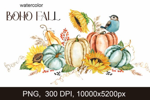 Cozy Autumn Vibes: The Boho Fall Wedding PNG You Need
