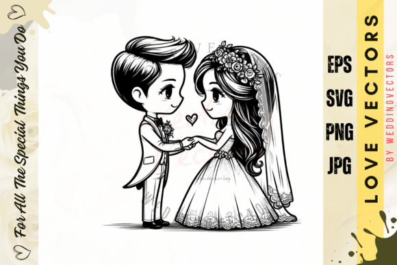 Love in Every Line: Capturing Romance with Vector Art