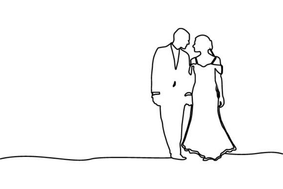 Modern Wedding Design: The Power of Abstract Linear Art