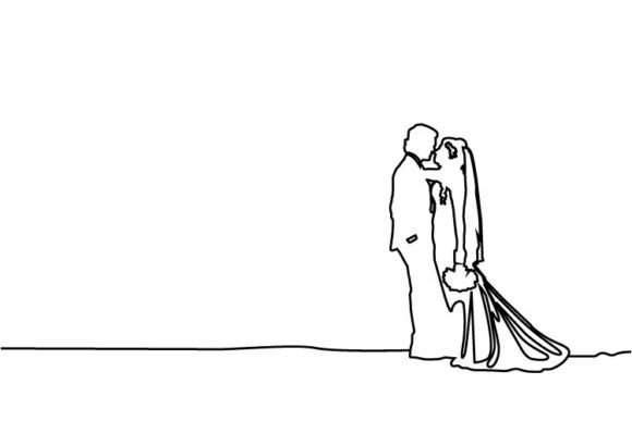 The Enduring Appeal of Abstract Line Art for Wedding Design