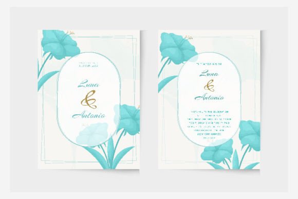 Watercolor Wedding Invitation Template: Editable & Elegant