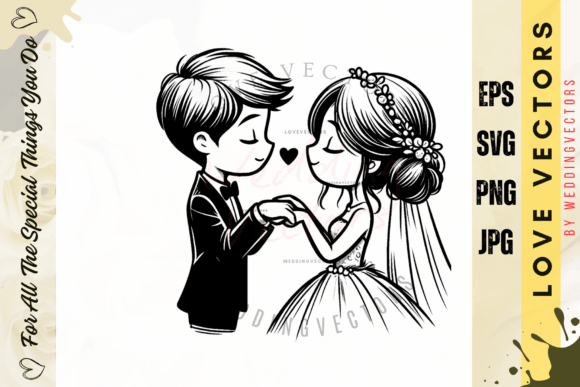 Wedding Couple and Love Vectors - C3881: A Design Deep Dive