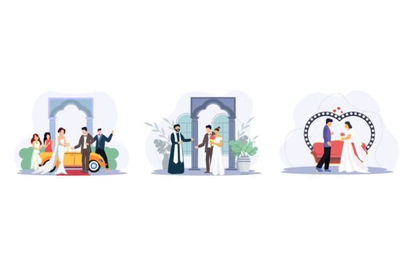 Wedding Couple Party: Your All-in-One Design Bundle